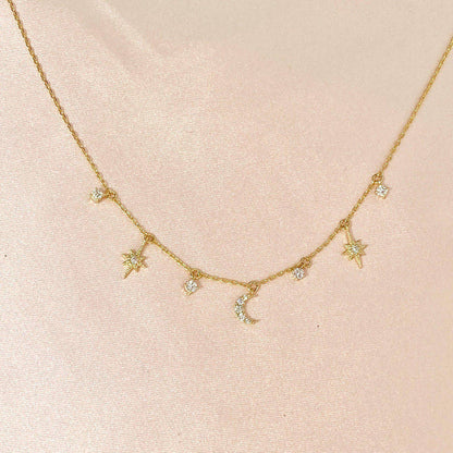 Supernova Charm Necklace - Gold - Twinkle Twinkle Little One