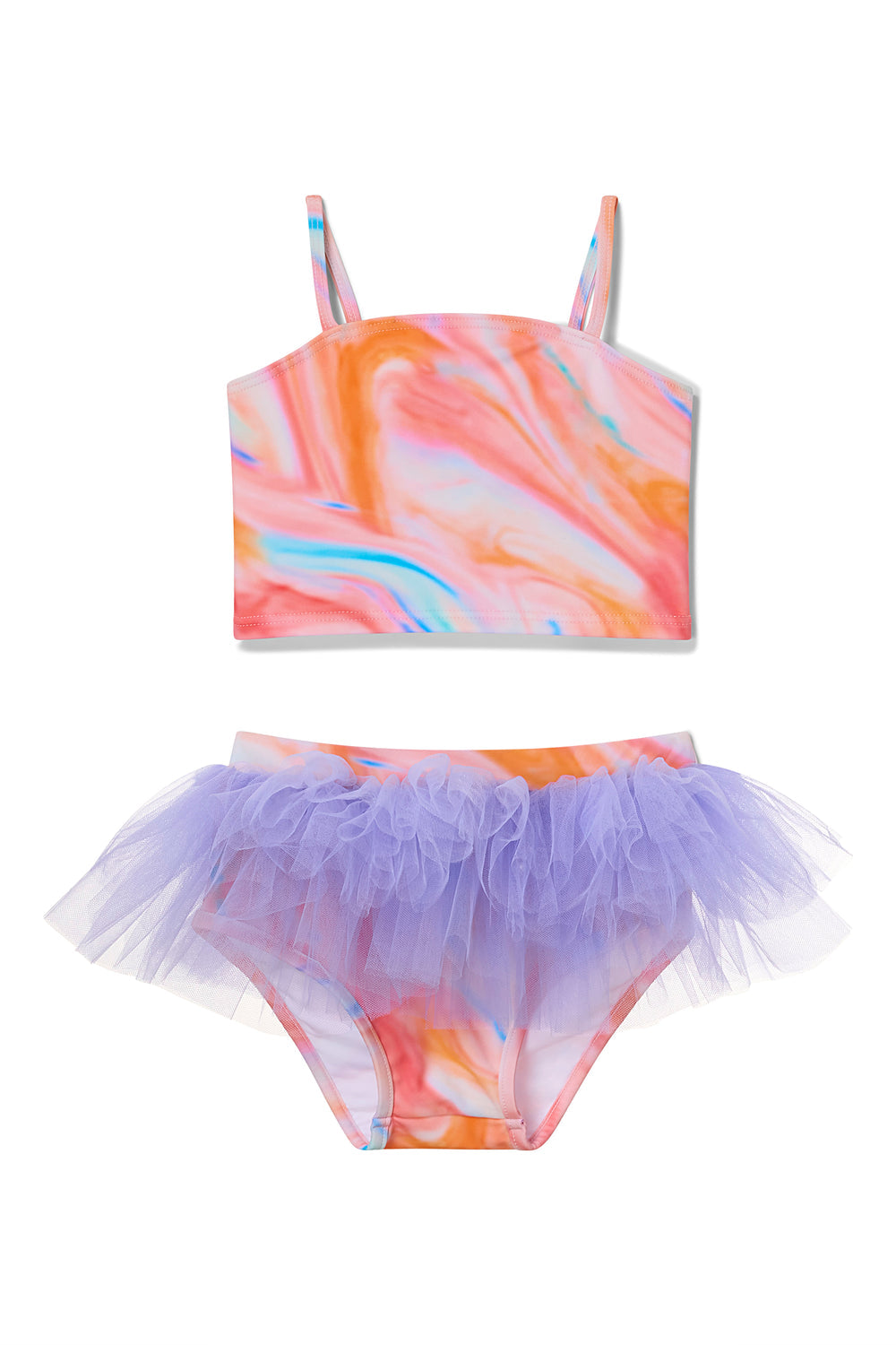 Tallulah Two-Piece Bathing Suit - Willow Watercolor - Twinkle Twinkle Little One