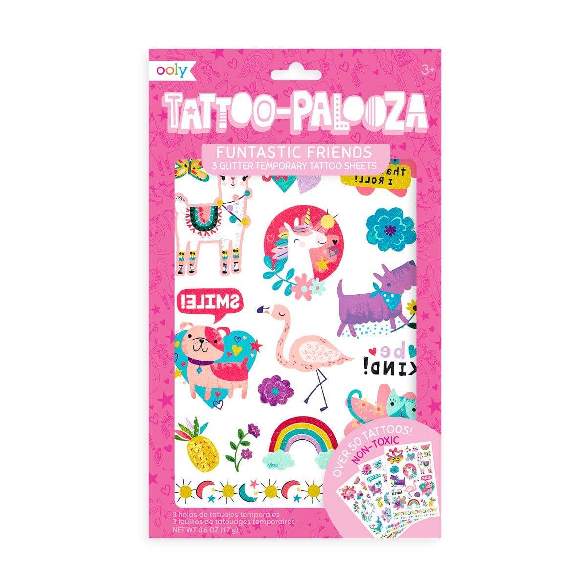 Tattoo Palooza Temporary Glitter Tattoo: Funtastic Friends - Twinkle Twinkle Little One