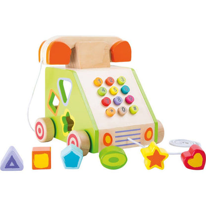 Telephone Shape Sorter Wooden Toy - Twinkle Twinkle Little One