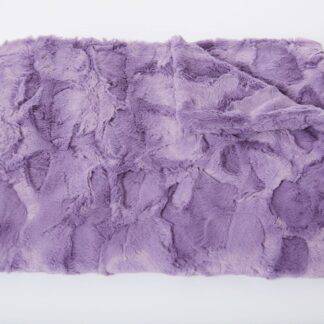 Orchid Lux Rabbit Faux Fur Crib Blanket - Twinkle Twinkle Little One