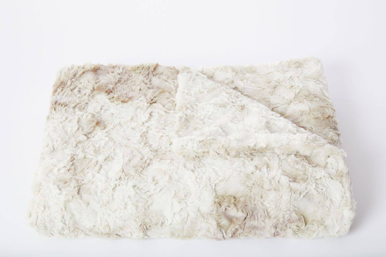 Marakech Oatmeal Faux Fur Crib Blanket - Twinkle Twinkle Little One