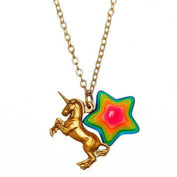 Unicorn and Star Necklace - Twinkle Twinkle Little One