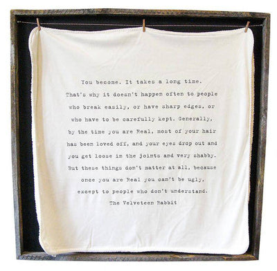 The Velveteen Rabbit Baby Blanket