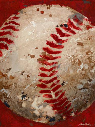 Vintage Baseball - Canvas Reproduction