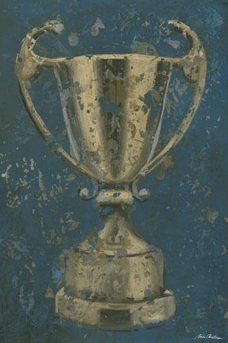Vintage Trophy Cup - Blue - Canvas Reproduction