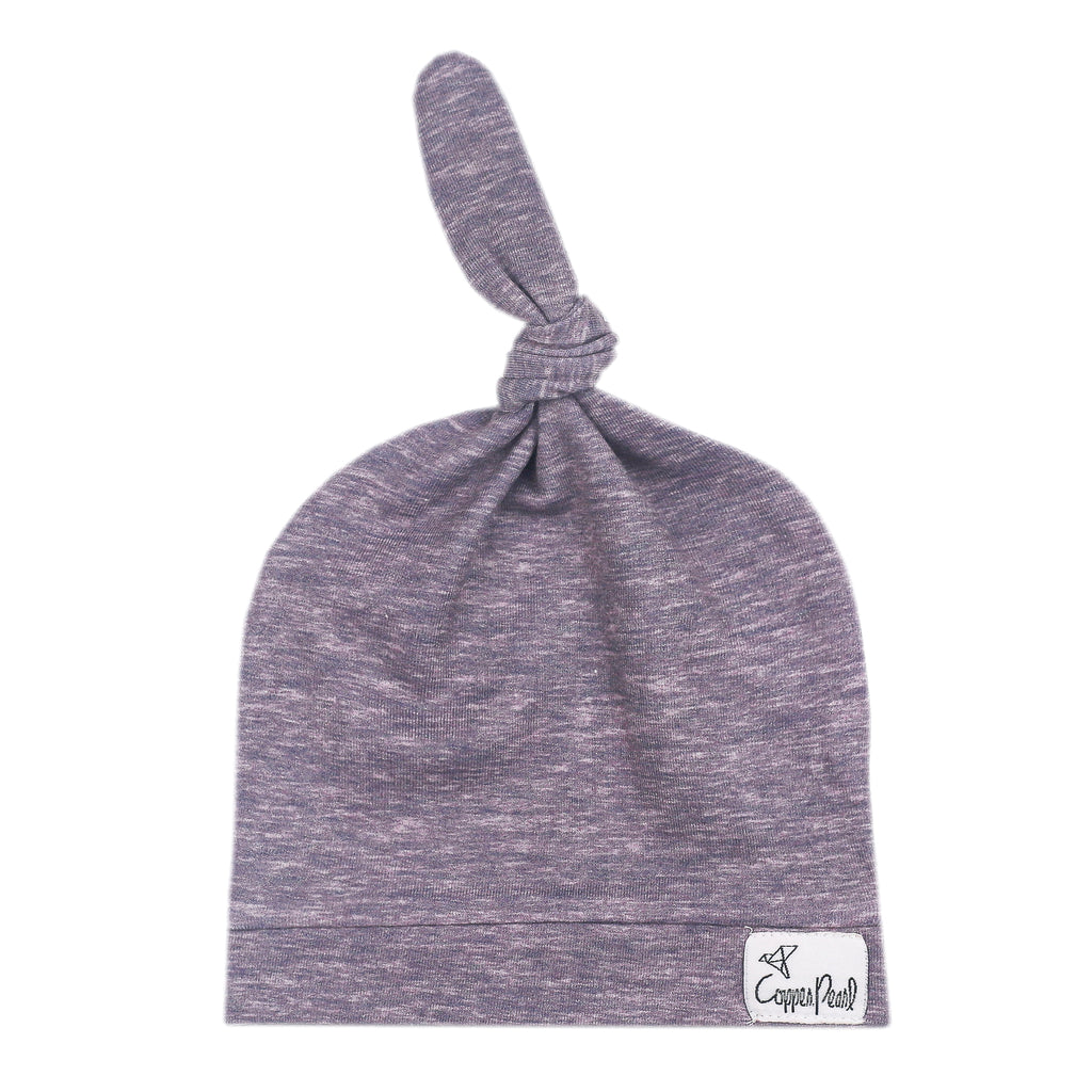 Violet Top Knot Hat - Twinkle Twinkle Little One