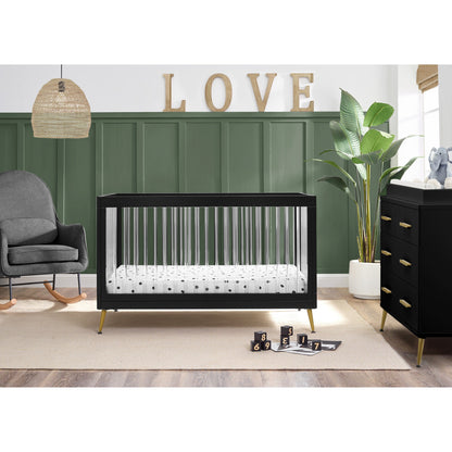 Sloane 4-in-1 Acrylic Convertible Crib - Twinkle Twinkle Little One