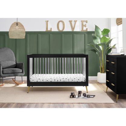 Sloane 4-in-1 Acrylic Convertible Crib - Twinkle Twinkle Little One