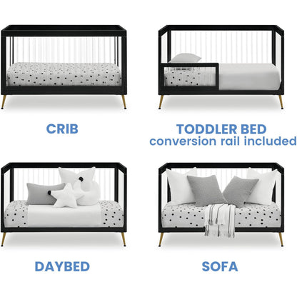Sloane 4-in-1 Acrylic Convertible Crib - Twinkle Twinkle Little One
