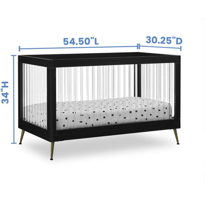 Sloane 4-in-1 Acrylic Convertible Crib - Twinkle Twinkle Little One