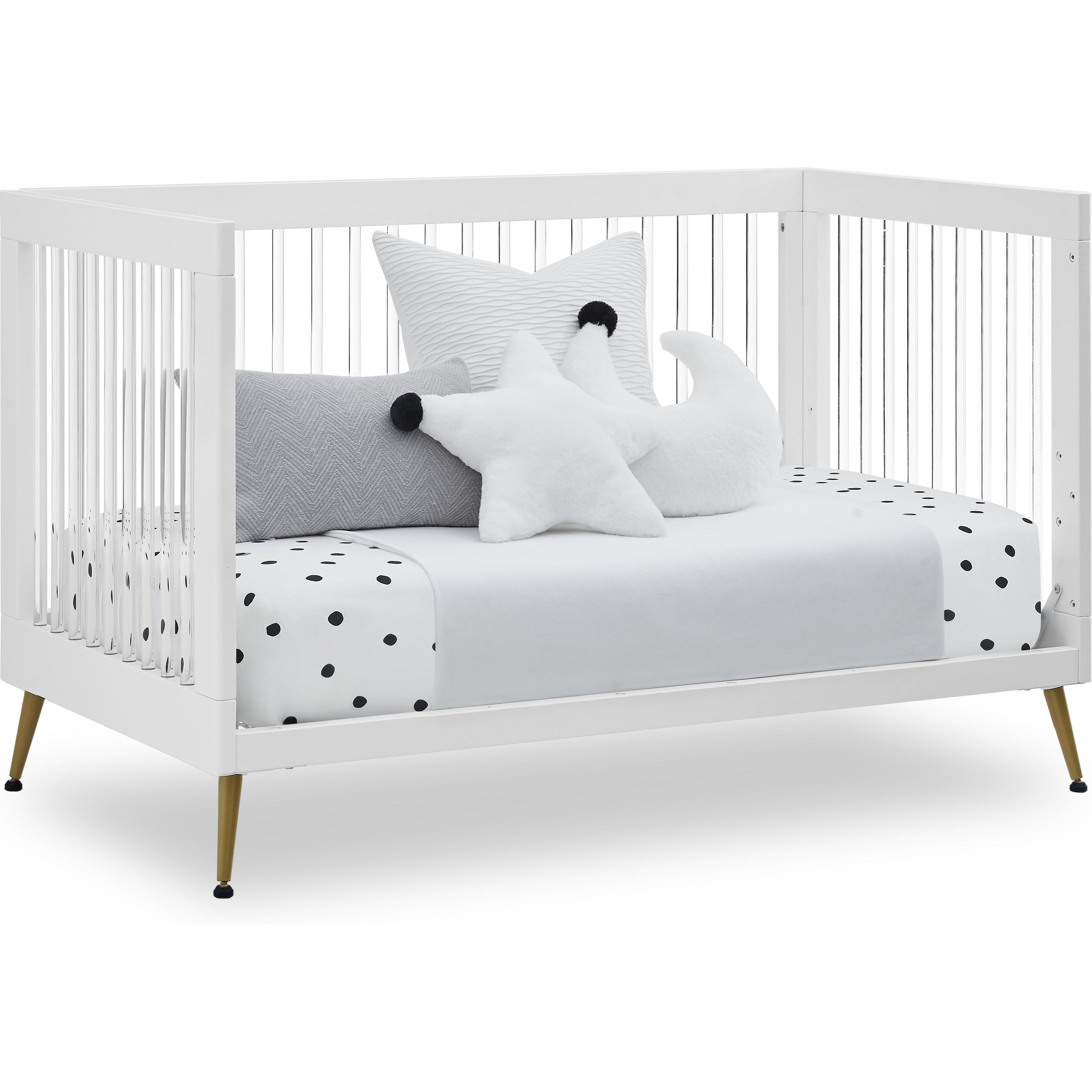 Sloane 4-in-1 Acrylic Convertible Crib - Twinkle Twinkle Little One