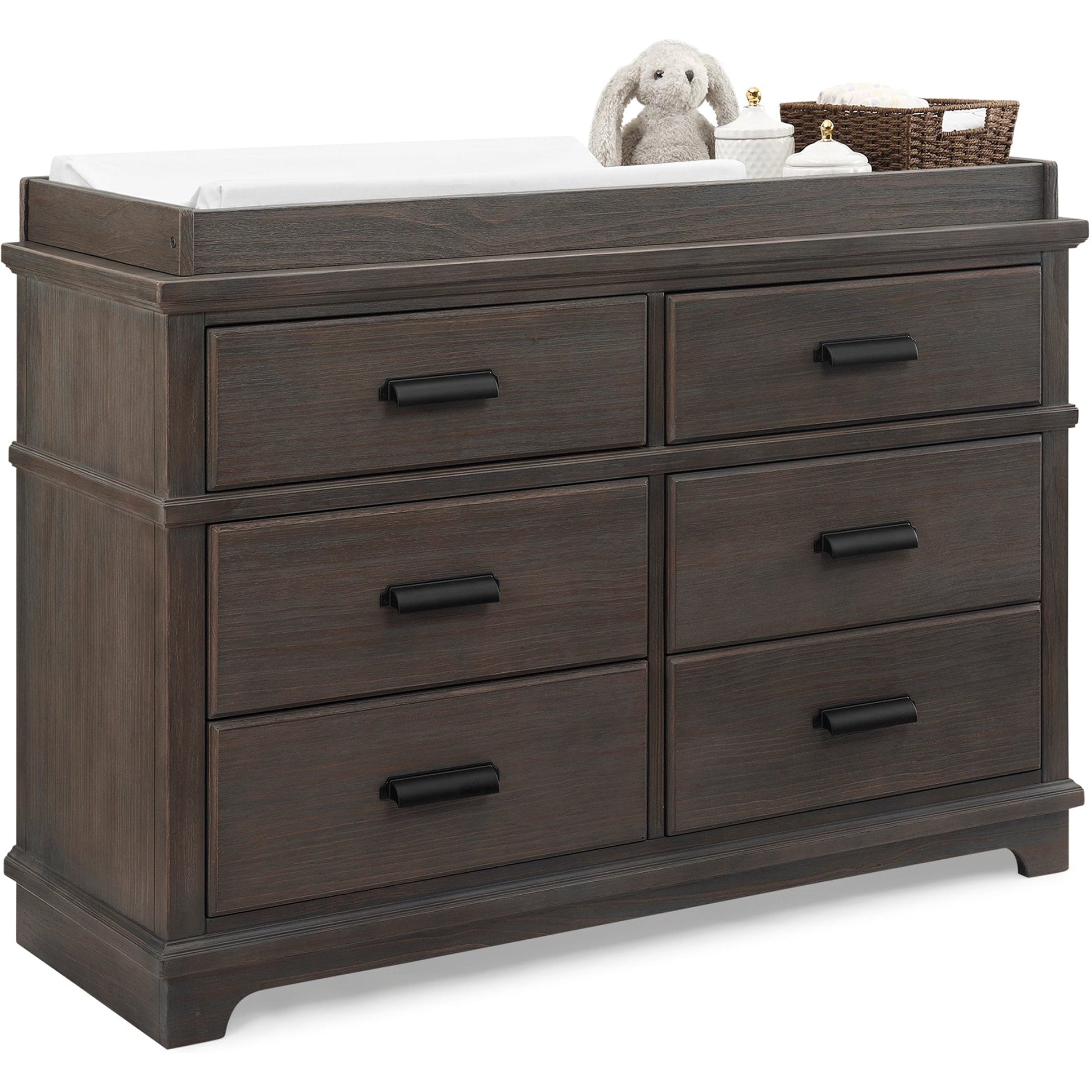 Delta children farmhouse 3 cheap drawer dresser with changing top