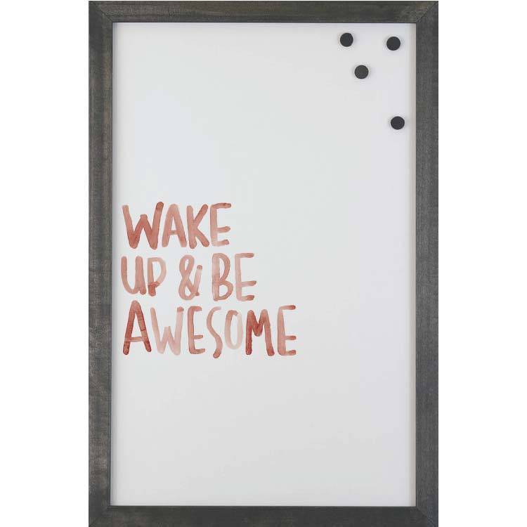 Wake Up - Watercolor Magnet Board