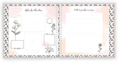 Wildflower Meadow Theme Luxury Baby Memory Book - Twinkle Twinkle Little One