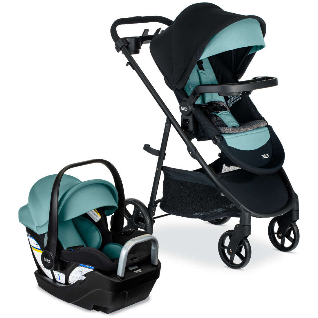 Britax Willow Brook S+ Travel System - Twinkle Twinkle Little One