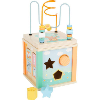 Motor Skills 5-in-1 Activity Cube Wooden Toy - Twinkle Twinkle Little One