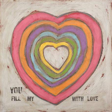You Fill My Heart with Love Canvas Stretched Art