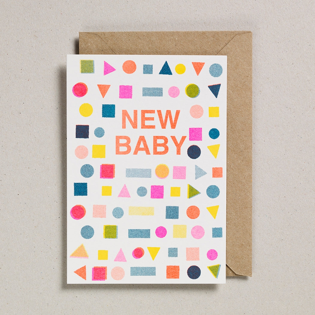 Shapes New Baby Card - Twinkle Twinkle Little One