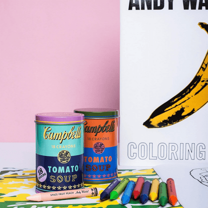 Andy Warhol Soup Can Crayons Purple - Twinkle Twinkle Little One