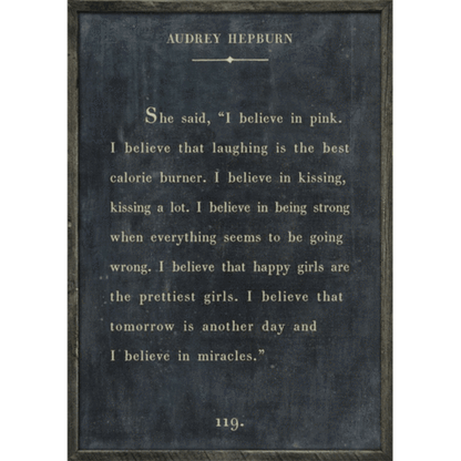 Audrey Hepburn Art Piece - Twinkle Twinkle Little One