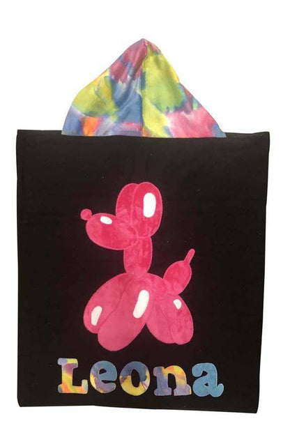 Balloon Dog Hooded Towel