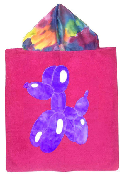 Balloon Dog Hooded Towel