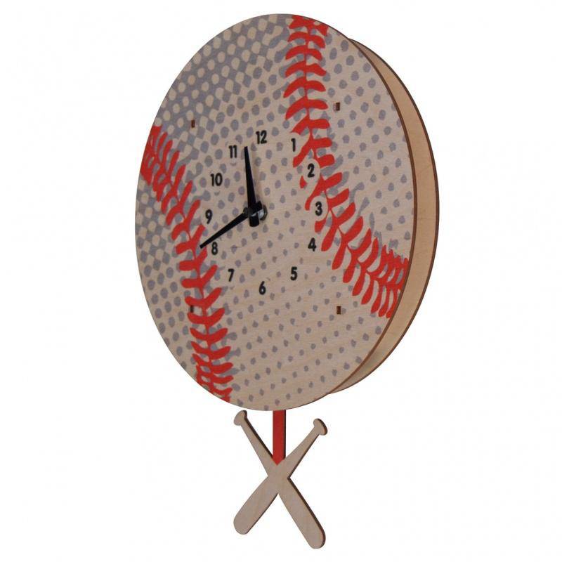 Baseball Pendulum 3-D Clock