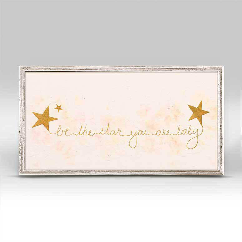 Be The Star You Are Mini Framed Canvas - Twinkle Twinkle Little One