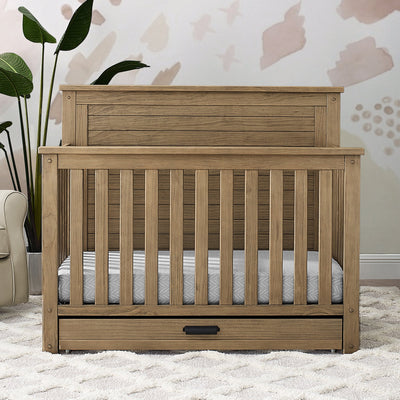 Cameron 6-in-1 Convertible Crib with Trundle Drawer - Twinkle Twinkle Little One