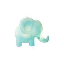 Blue Elephant Nightlight - Twinkle Twinkle Little One