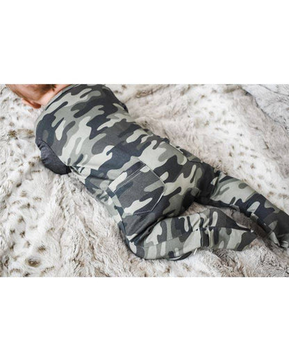 Camo Zip Footie - Twinkle Twinkle Little One