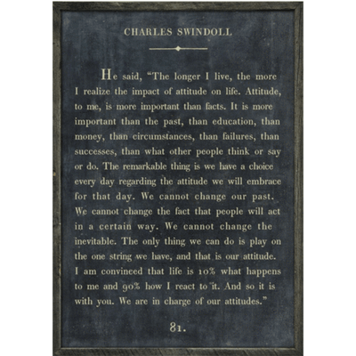 Charles Swindoll Art Piece