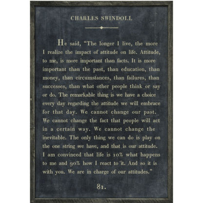 Charles Swindoll Art Piece