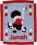 Check Mate Boogie Baby Crib Blanket with Trim