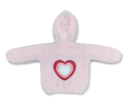 Heart Design Cozy Chenille Jacket - Twinkle Twinkle Little One