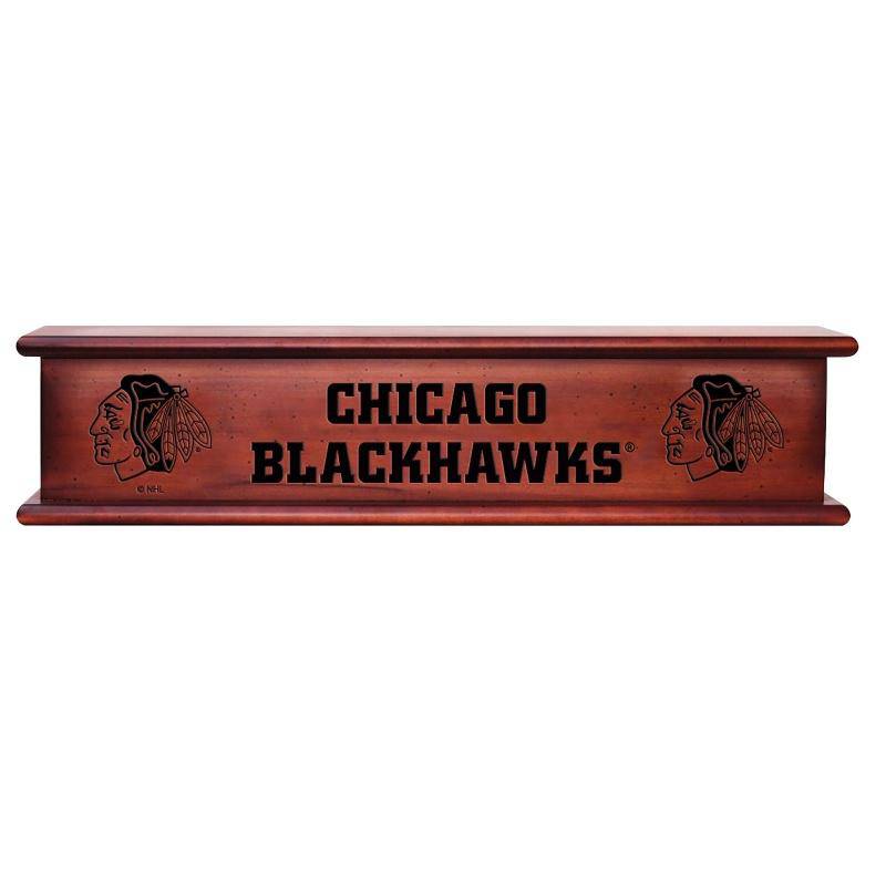 Chicago Blackhawks Wood Wall Shelf