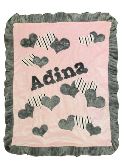 Confetti Hearts Boogie Baby Blanket