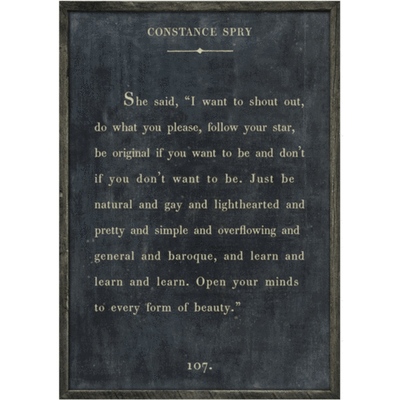 Constance Spry Art Piece - Twinkle Twinkle Little One