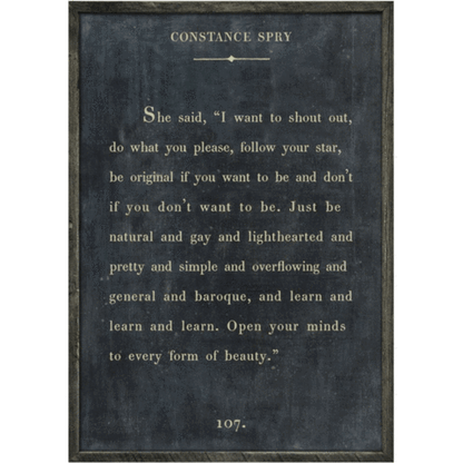 Constance Spry Art Piece - Twinkle Twinkle Little One