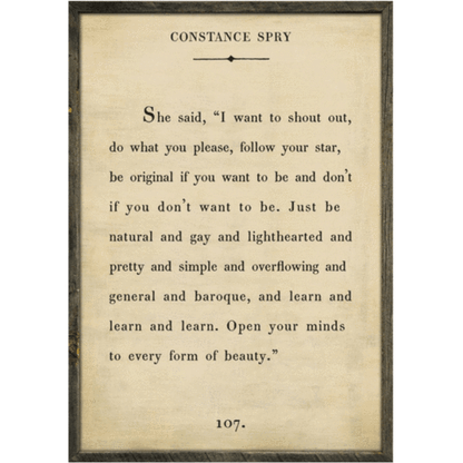 Constance Spry Art Piece - Twinkle Twinkle Little One