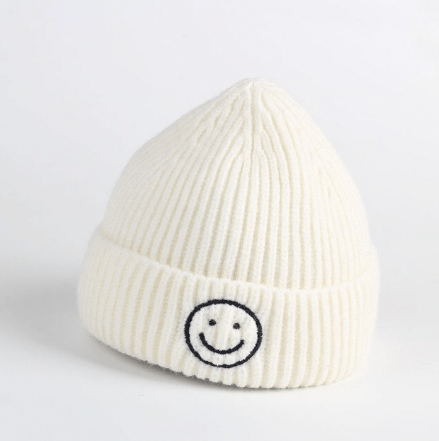 Smiley Embroidered Winter Beanie - Twinkle Twinkle Little One