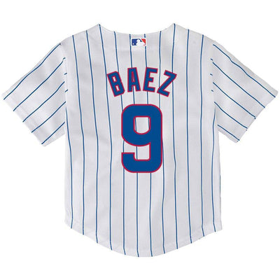 Home Cubs Baez Jersey