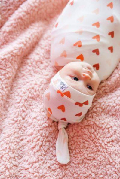 Cupid Top Knot Hat - Twinkle Twinkle Little One