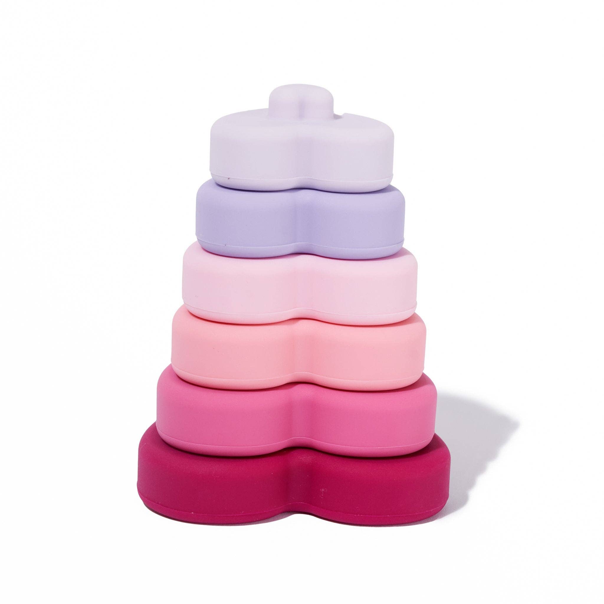 Heart Shape Silicone Stacking Toy - Twinkle Twinkle Little One