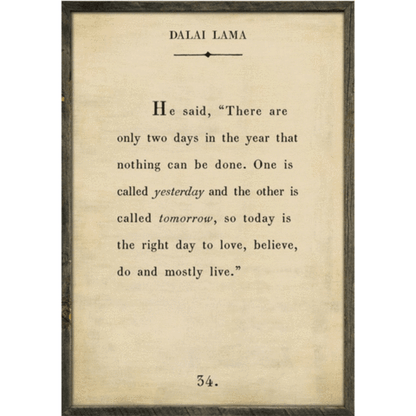 Dalai Lama Art Piece