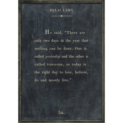 Dalai Lama Art Piece - Twinkle Twinkle Little One