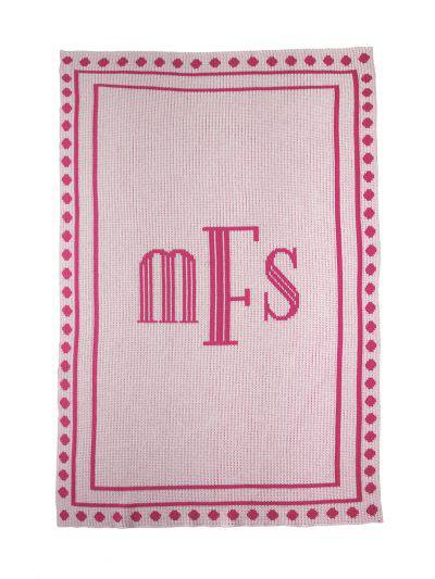 Debonair Monogram Stroller Blanket - Twinkle Twinkle Little One