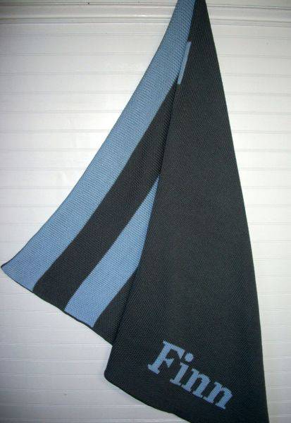 Stripe Double Cotton Knit Blanket - Twinkle Twinkle Little One
