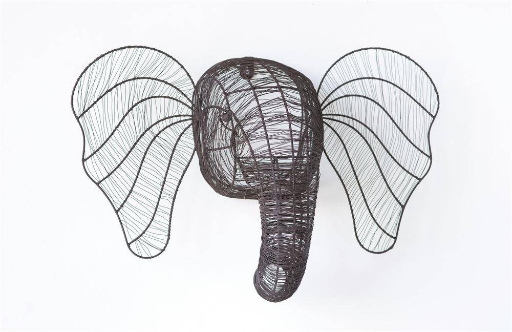 Wire Elephant Head